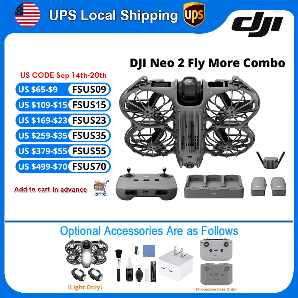 Drone Kit With Camera - DJI Neo 2 Fly More Combo