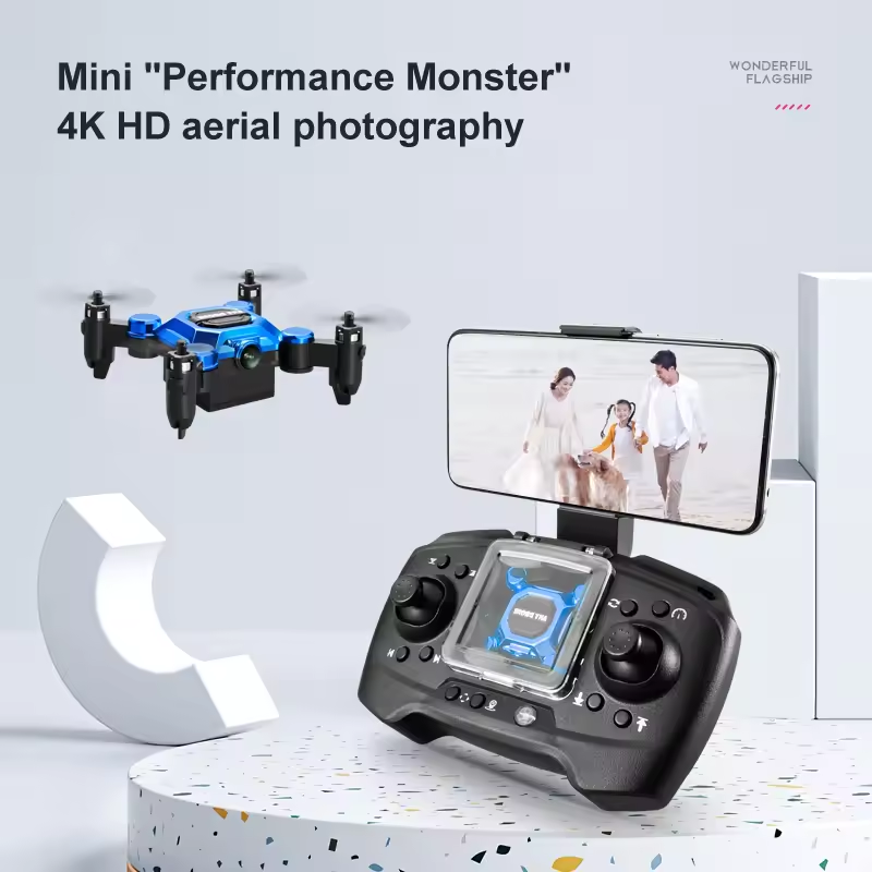Novo Drone Mini Dobrável K04 c - Drone Kit Tricopter avaliação e preço