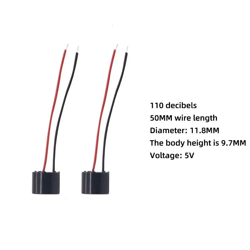 Buzzer 5V com Fio de 50mm para - Drone Kit Octocopter avaliação e preço