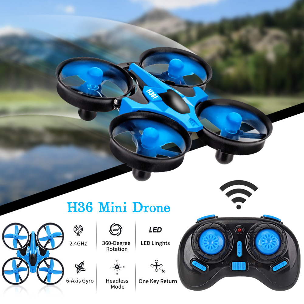 Drone Mini JJRC H36 2.4G com M - Drone Kit With Camera avaliação e preço