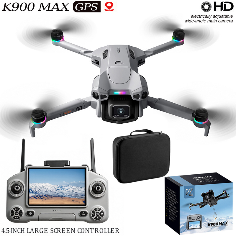 Kit de Drone K900 Max com Cont - Drone Kit With Camera avaliação e preço